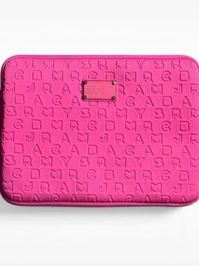Marc by Marc Jacobs Hot Pink Embossed Tablet Sleeve